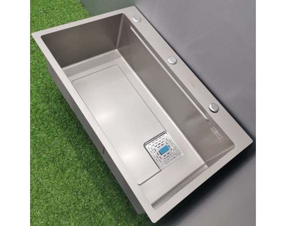 Chậu rửa bát 1 hố FOXIS 7546 ( 75x 46 cm )