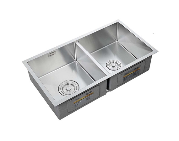 Chậu rửa bát 2 hố cân Royal Join S8245 (82x45cm )