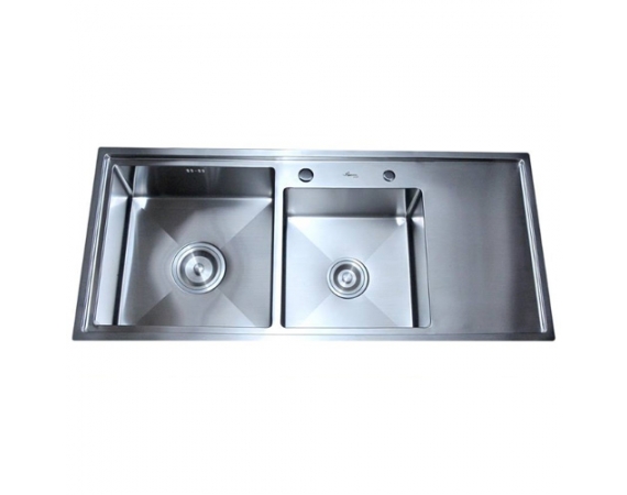 Chậu rửa bát 2 hố 1 bàn Bancoot 209RB (110x45x23cm)