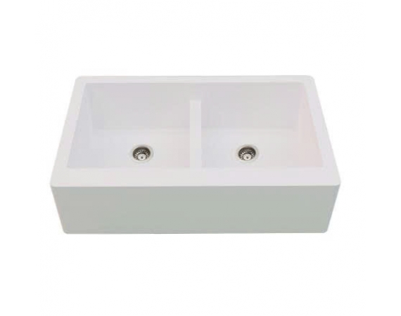 Chậu rửa bát đá màu trắng Carysil REC2 Snova 