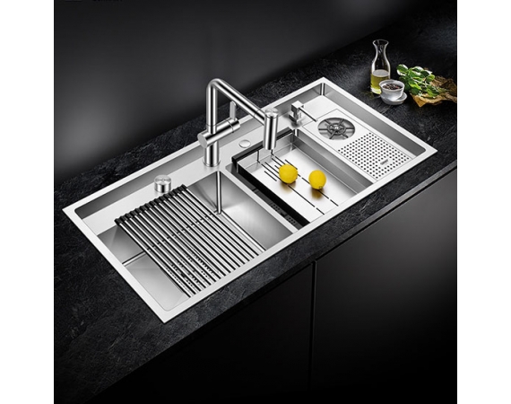 Chậu rửa bát kèm máy rửa cốc Geler GL-10050