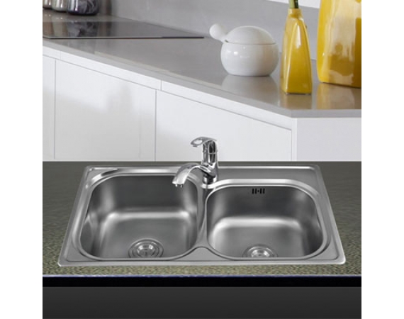 Chậu rửa bát Sơn Hà SH 2H-680 (68x41cm)