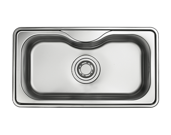 CHẬU RỬA BÁT 1 HỐ HÀN QUỐC LIZENS HS-870 (87X48CM)