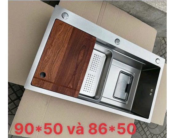 Chậu rửa bát chống xước 1 hố HD8650CL ( Kích thước 860 x 500 mm )
