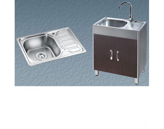 Chậu rửa bát inox kèm tủ đế Gorlde T-925 (69x42x85)