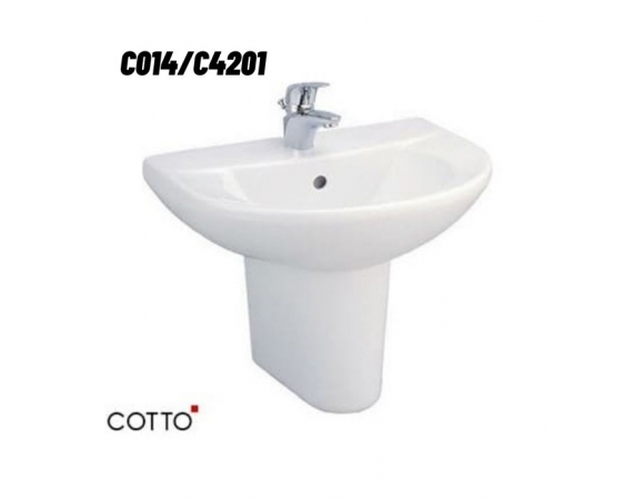 Chậu rửa mặt treo tường COTTO C014/C4201