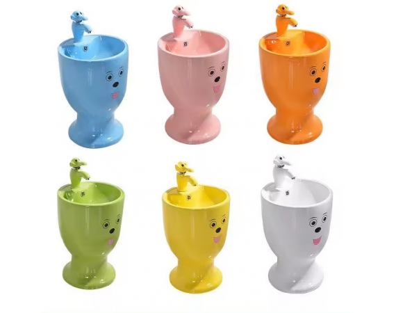 Chậu lavabo trẻ em đặt sàn các màu HD339