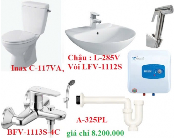 Combo thiết bị vệ sinh INAX I1