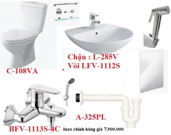 Combo thiết bị vệ sinh INAX I3