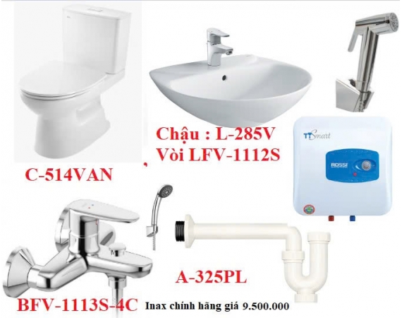 Combo thiết bị vệ sinh INAX I4