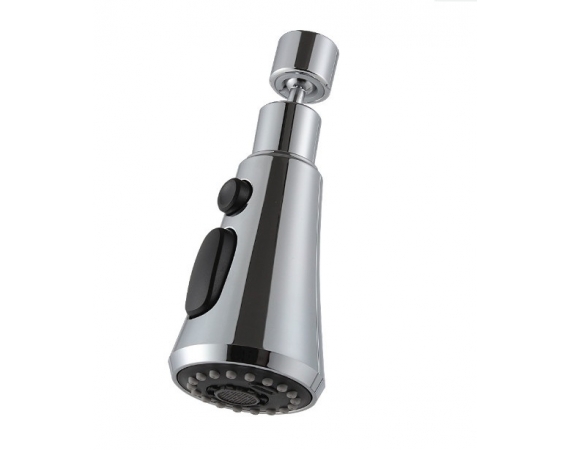 Đầu nối loa vòi rửa chén bát nóng lạnh,4 chế độ nước,điều hướng trục lò xo,xoay 360 độ giải pháp cho các nhà áp lực nước yếu