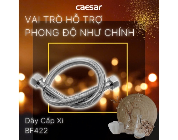 Dây cấp nước 40cm CAESAR BF422