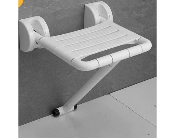 Ghế tắm gấp gọn bọc nhựa GT14- có chân đỡ