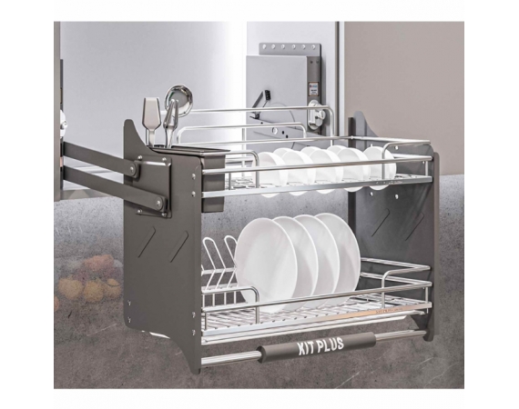 Giá bát đĩa nâng hạ KIT PLUS DPOS70