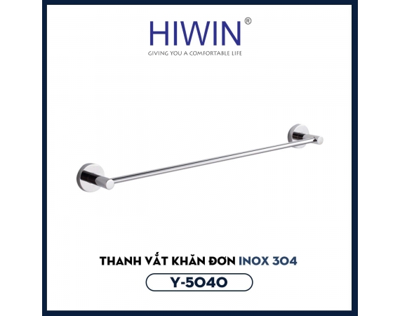 Giá treo khăn nhà tắm inox 304 Hiwin Y-5040