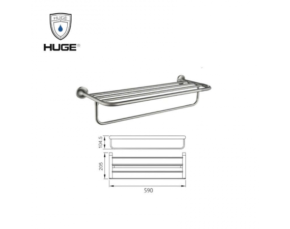 Giàn vắt khăn màu ghi HUGE H-B1839M