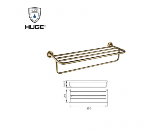 Giàn vắt khăn màu vàng HUGE H-B1839G