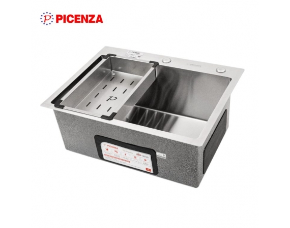Chậu rửa bát 1 hố Picenza HM 6045 Luxury SUS 304