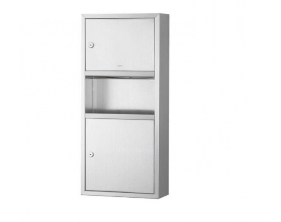 Hộp đựng giấy treo tường kèm thùng rác TOTO DS712