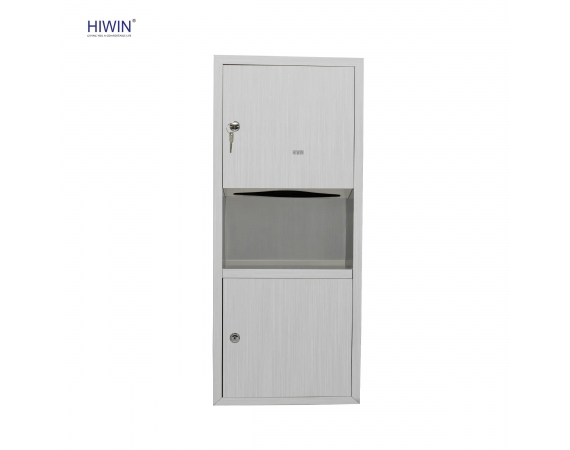 Hộp giấy kèm thùng rác âm tường Hiwin Y-313B