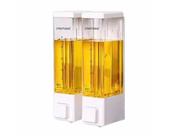 Hộp đựng nước rửa tay đôi Interhasa HSD-7001-2