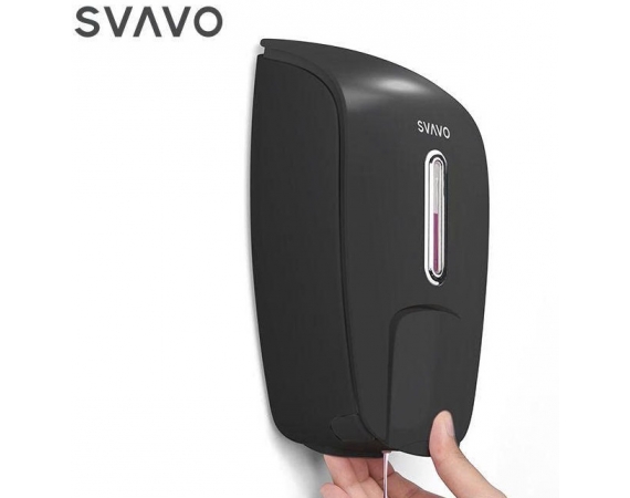 Hộp đựng nước rửa tay màu đen SVAVO PL-151051B