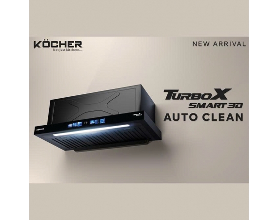 Hút mùi âm tủ Kocher TURBO SMART 3D X3D-350D AUTO CLEAN
