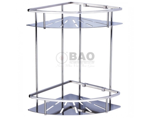 Kệ góc 2 tầng inox phòng tắm BN 810
