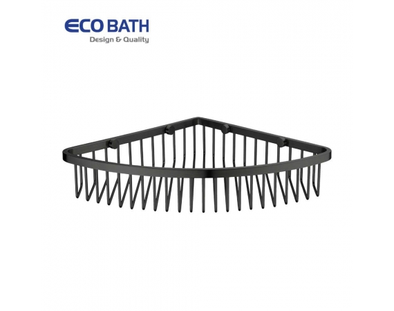 Kệ góc phòng tắm Ecobath EC4075-1MB màu đen mờ