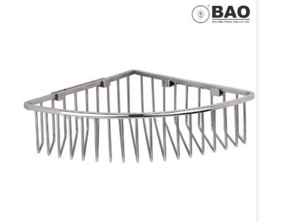 Kệ góc 1 tầng inox phòng tắm BN 910