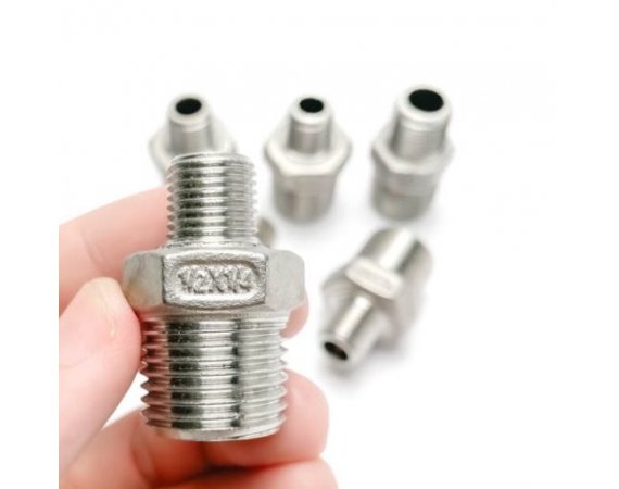 Kép inox ren ngoài 1/2 x 1/4 Inch (21 x 13 BSP – DN15/8)