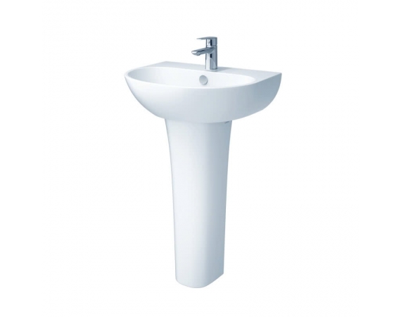 Chậu rửa mặt treo tường Caesar L2150 + P2445