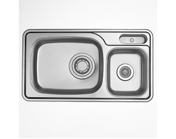 Chậu rửa bát Hàn Quốc LIZENS LISDP-870 (87x48x20cm)