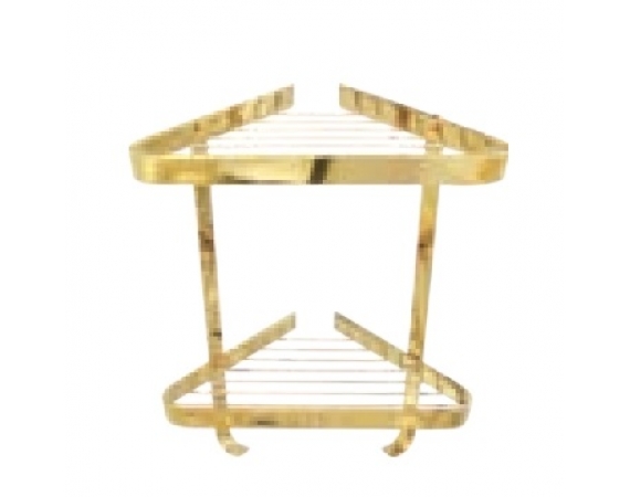 Kệ góc 2 tầng màu vàng Bancoot LK51047G