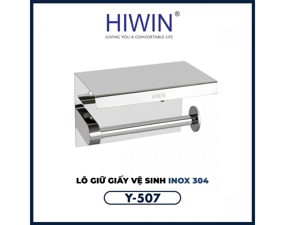 Lô giấy vệ sinh inox Hiwin Y-507