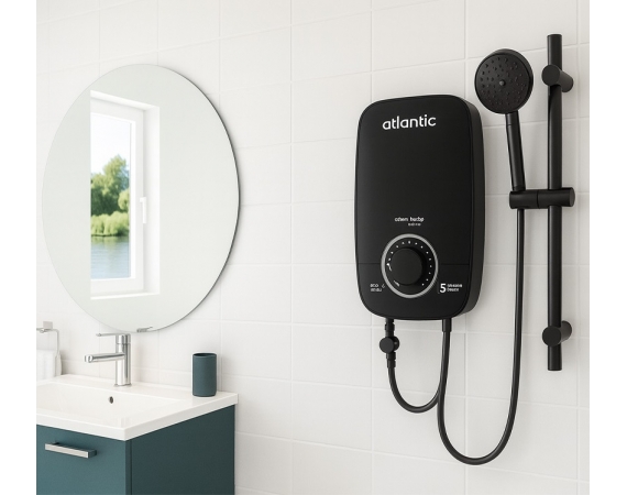 Bình nóng lạnh trực tiếp Atlantic 5000W Lona Plus 5000 PU