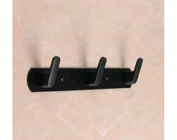 Móc áo 3 vấu màu đen MAM3D