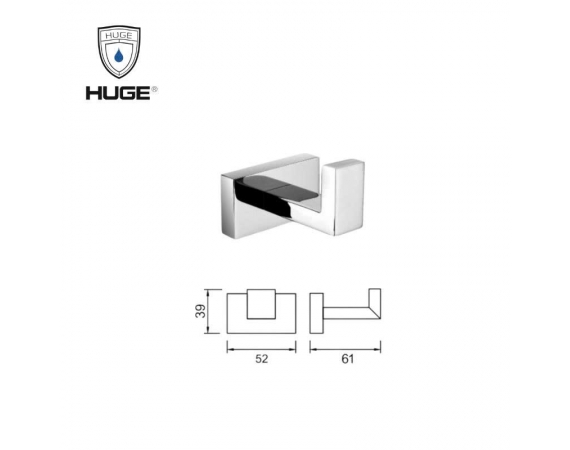Móc áo đơn HUGE H-B1438