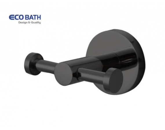 Móc áo EcoBath EC270-04MB đen mờ