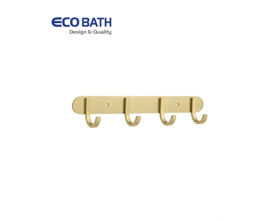 Móc treo quấn áo màu vàng EcoBath EC2026-4BG