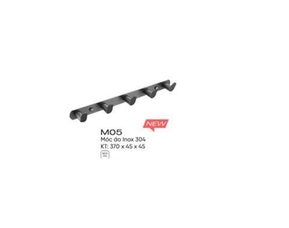 Móc treo quần áo màu đen ghi Dolson M05