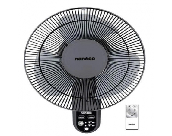 Quạt treo tường 3 cánh Nanoco NWF1219RC-GR(Ghi)