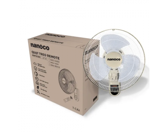 Quạt treo tường 3 cánh Nanoco NWF1612RC 