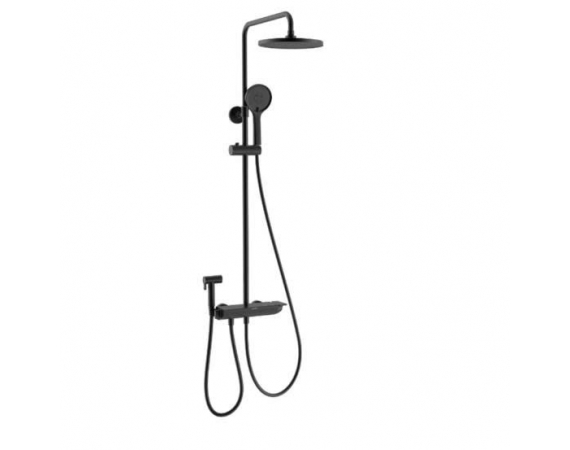 Sen cây tắm đứng màu đen JOMOO 36473-463/DBC-1 - bát sen tự tẩy cặn 
