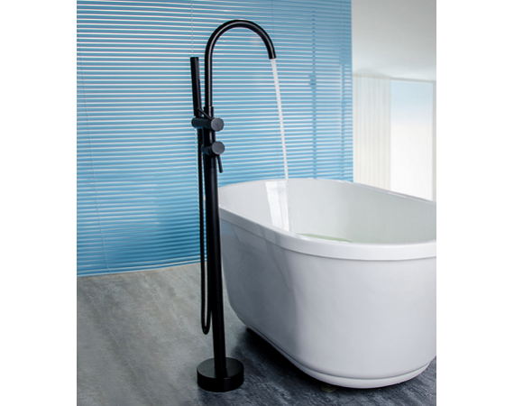 Sen cây đặt sàn cho bồn tắm màu đen Daelim HD01B