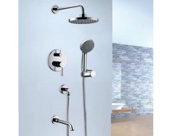 Sen tắm âm tường mạ crom bát tròn HD20T