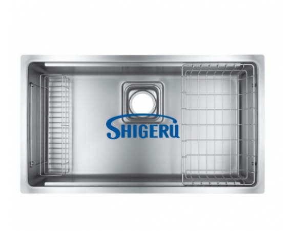 Chậu rửa bát 1 hố đúc SHIGERU JSM-K 2F FS ( L810×W460xH276)