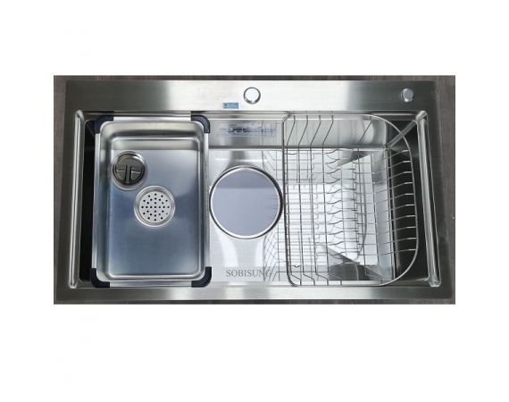 Chậu rửa bát 1 hố cao cấp Sobisung SB-7648T