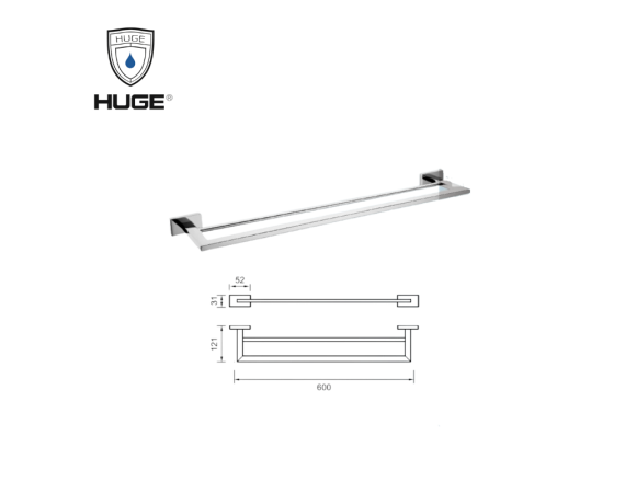 Thanh treo khăn đôi HUGE H-B1738A