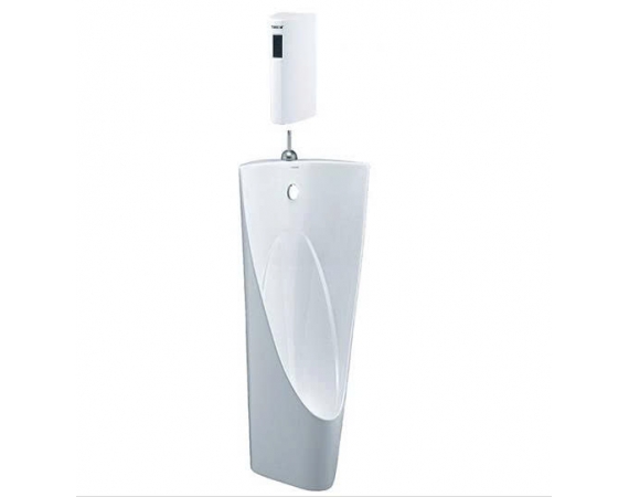Bệ Tiểu Nam Treo Tường kèm van xả cảm ứng Caesar U0235 + A656 (van điện)